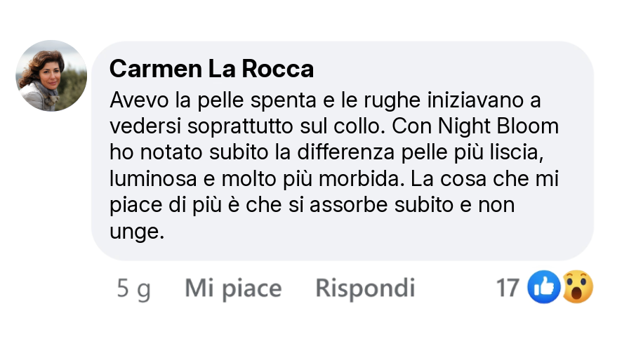 Recensione cliente Night Bloom